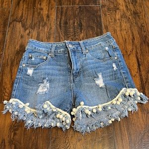 Altar’d State Embellished Jean Shorts